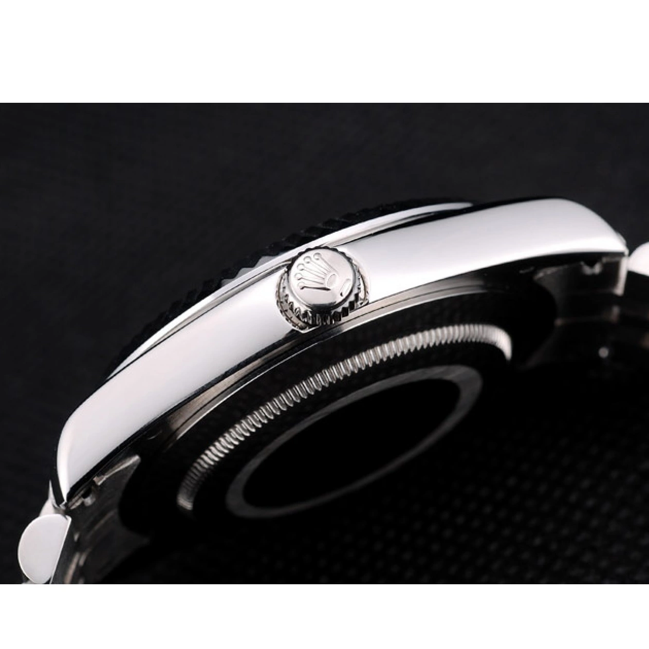 Aaa fake watches Stainless Bezel 42001 Steel Swiss Rolex DateJust Ribbed Silver Flower Dial 0820